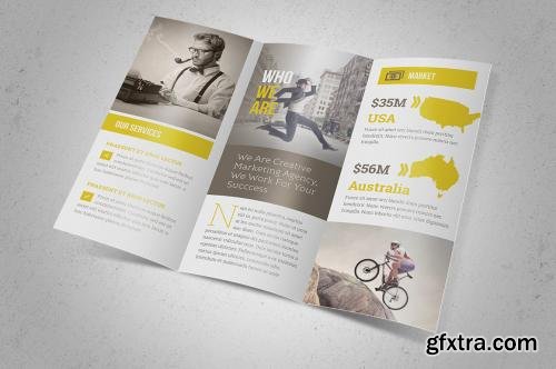 CreativeMarket The Creative Brochure - Trifold 587735