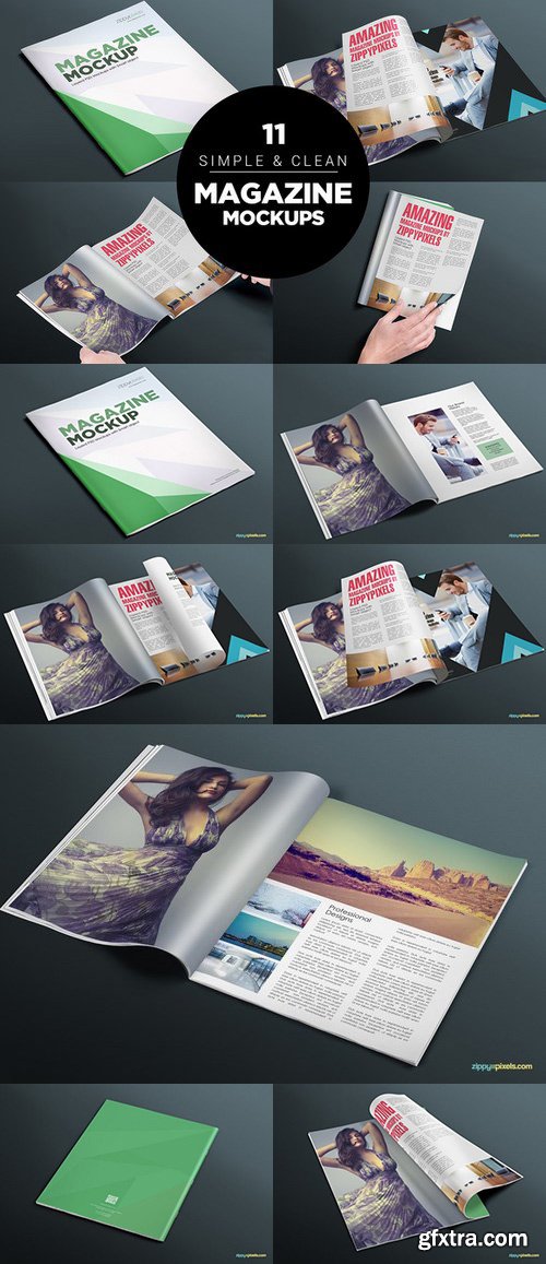 CM - 17 Softcover Magazine Mockups Vol. 4 561305