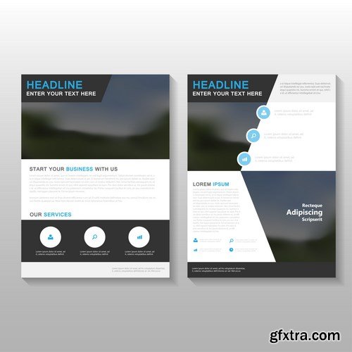 Design Flyer & Corporate Brochures 23 - 28xEPS