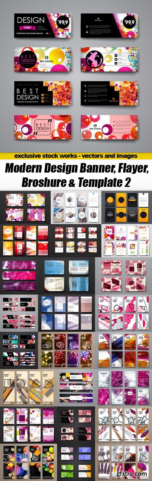 Modern Design Banner, Flayer, Broshure & Template 2 - 25xEPS