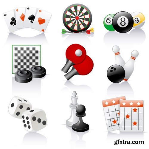 games icons 8X EPS