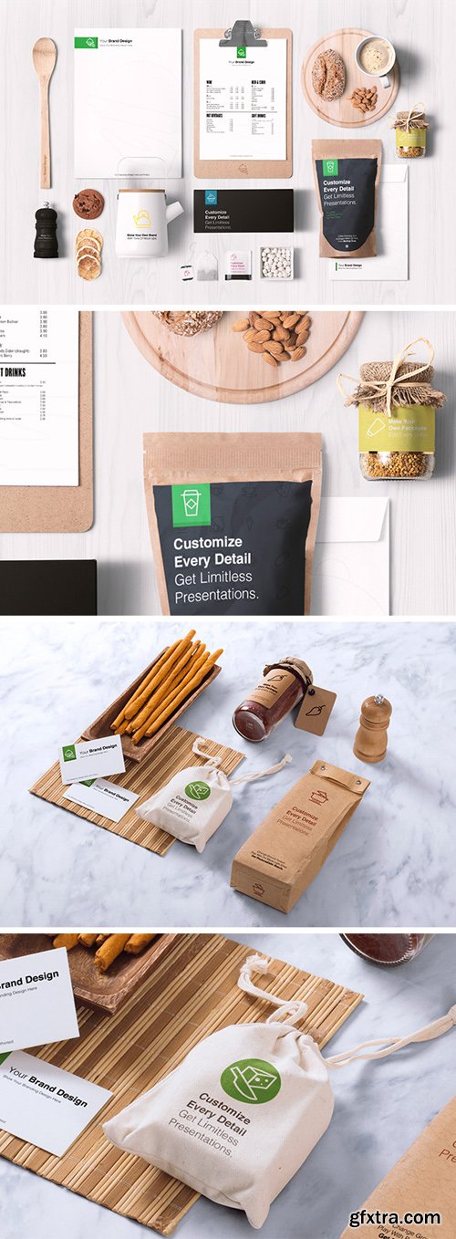 Food Packaging & Branding Mock-Ups