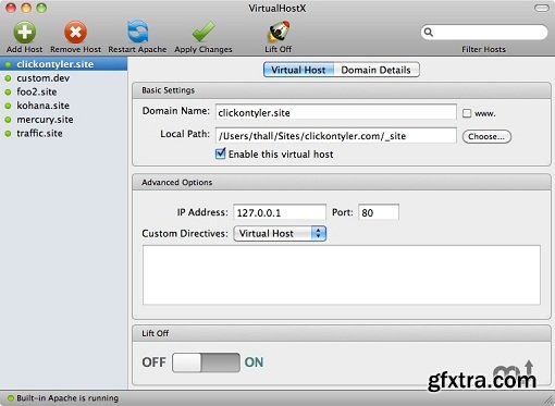 VirtualHostX 6.0.5 (Mac OS X)