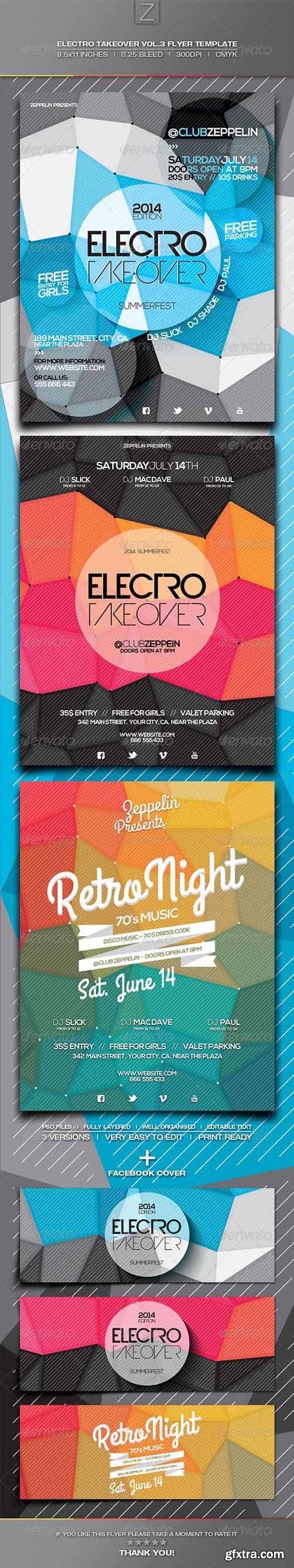 GraphicRiver - Electro Takeover Vol.3 Flyer Template 6891266