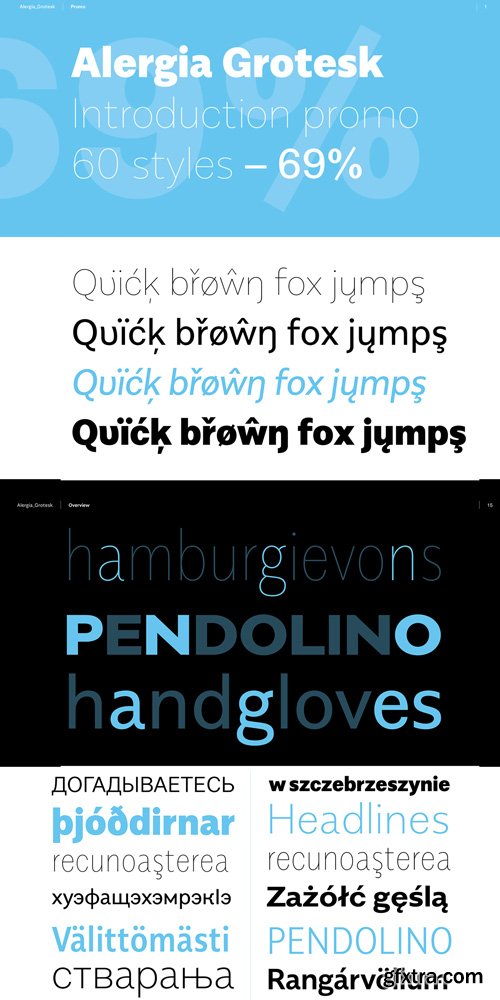 Alergia Grotesk Font Family $590