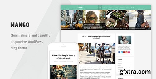 ThemeForest - Mango v1.0.3 - Clean Responsive WordPress Blog Theme - 9687365