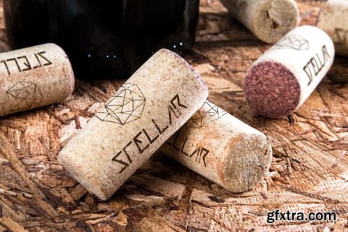 Wine Corks Mockup