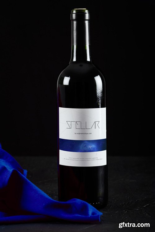 Wine Bottle Mockup 09