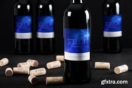 Wine Bottle Mockup 07