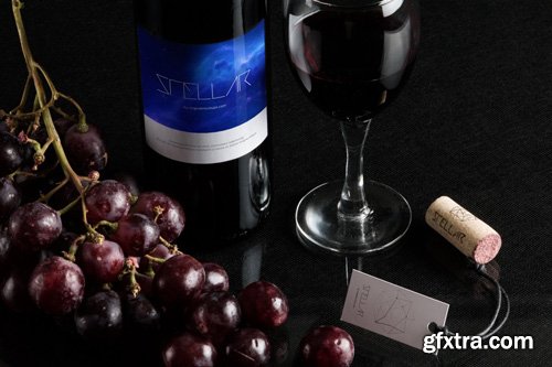 Wine Bottle Mockup 12