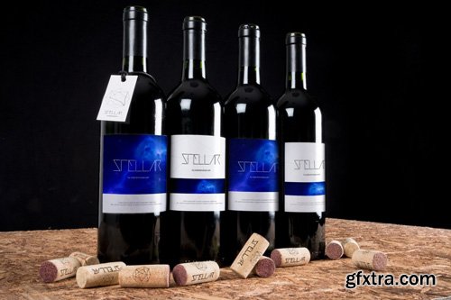 Wine Bottle Mockup 02