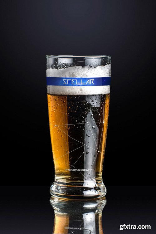 Beer Glass Mockup 01