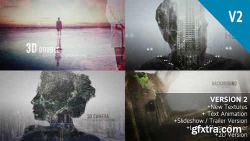 Videohive 2D and 3D Double Exposure Pack 14944729