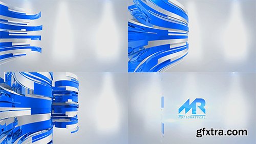 Videohive Wavy Ribbons Logo Reveal 10471122