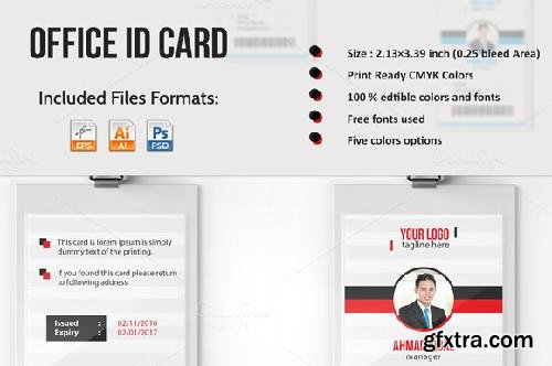 CreativeMarket Office ID Card 631879