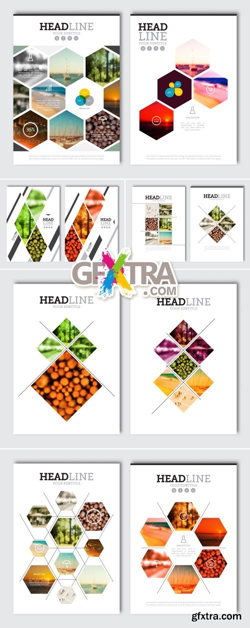 Business Brochure Templates Vector 11