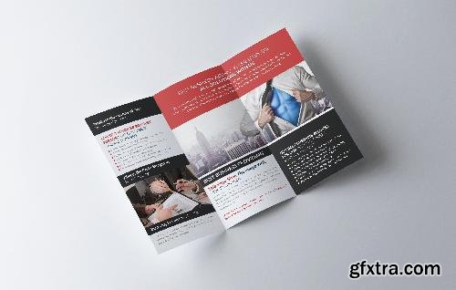 CreativeMarket Mobile App Trifold Brochure Template 632051