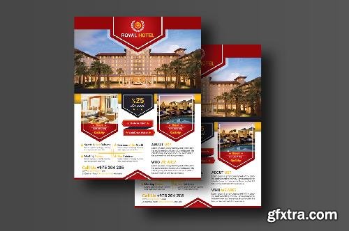 CreativeMarket Hotel Flyer 632571