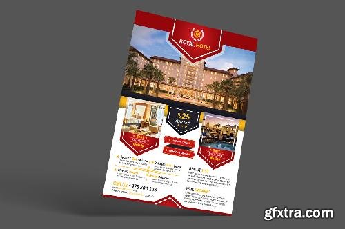 CreativeMarket Hotel Flyer 632571