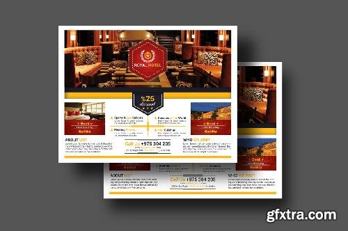 CreativeMarket Hotel Flyer 632571