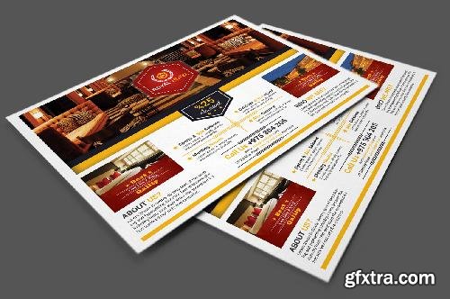 CreativeMarket Hotel Flyer 632571