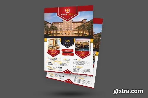 CreativeMarket Hotel Flyer 632571