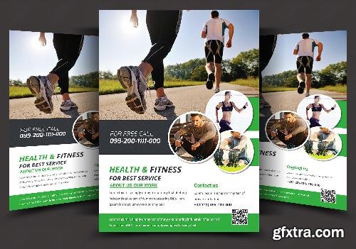 CreativeMarket Fitness Flyer - Gym Flyer 631851