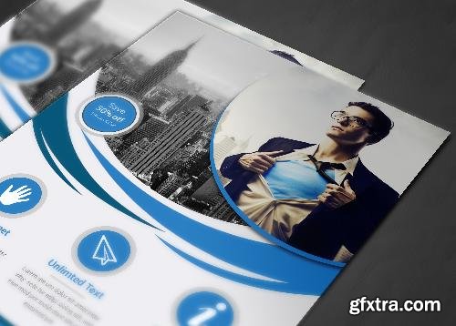 CreativeMarket Corporate Flyer 631400