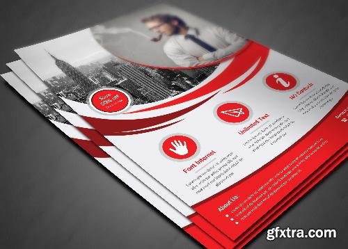 CreativeMarket Corporate Flyer 631400