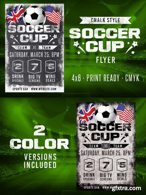 CM - Chalk Soccer Sports Flyer 579380