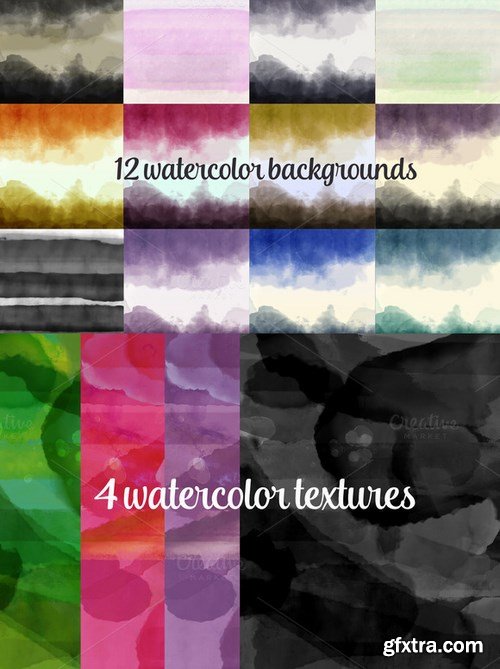 CM - 36 Watercolor Pattern and Background 231646