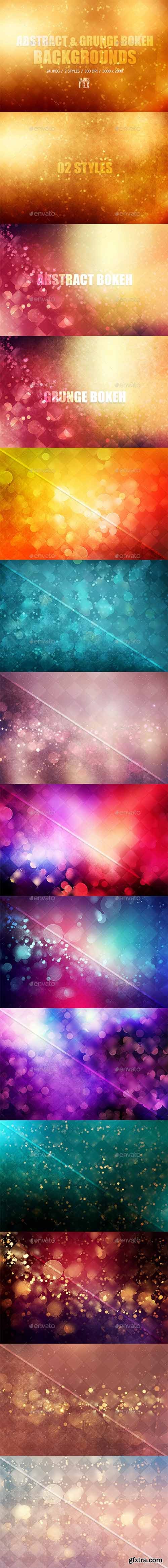 GraphicRiver - 24 Bokeh Backgrounds - 02 Styles 12034498