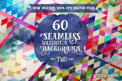 CM - 60 Seamless Watercolor Backgrounds 2 245280