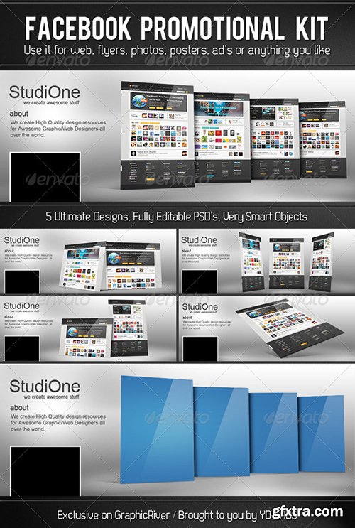 GraphicRiver - FB Promotional Kit 3219373