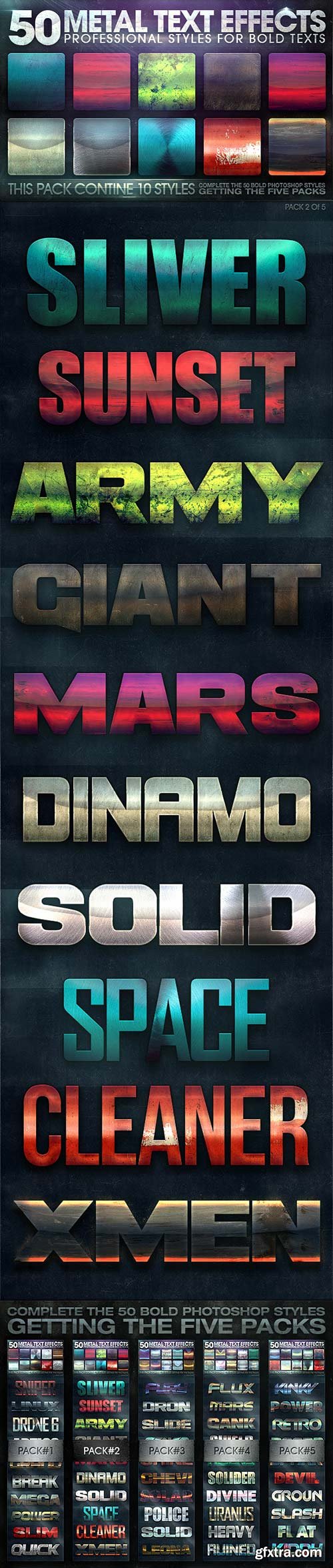 GraphicRiver - 50 Metal Text Effects 2 of 5 10682412