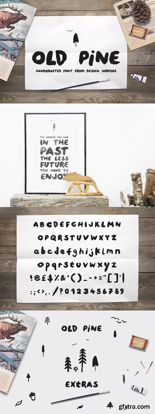 CM - Old Pine Font + Extras 275432