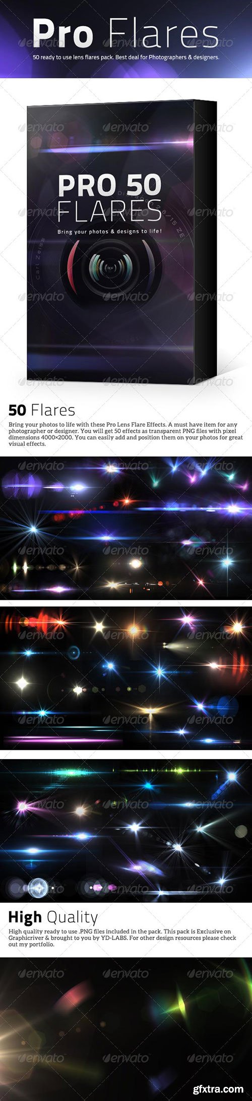 GraphicRiver - 50 Pro Lens Flares V2 5258741