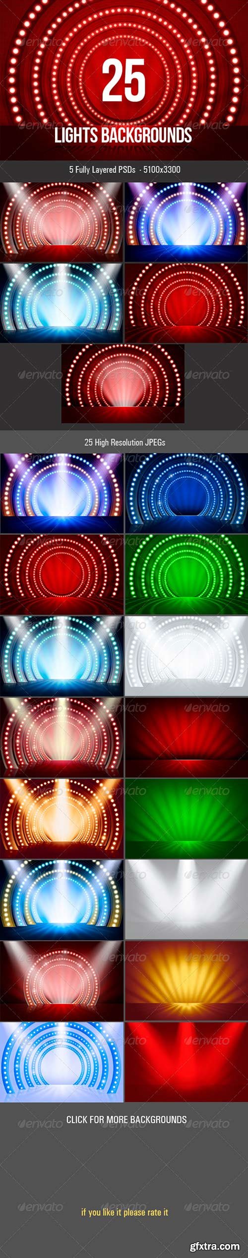 GraphicRiver - Lights Backgrounds 3505539