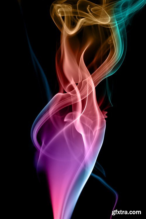 Colorful smoke, 15 x UHQ JPEG