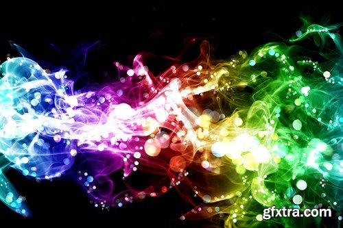 Colorful smoke, 15 x UHQ JPEG