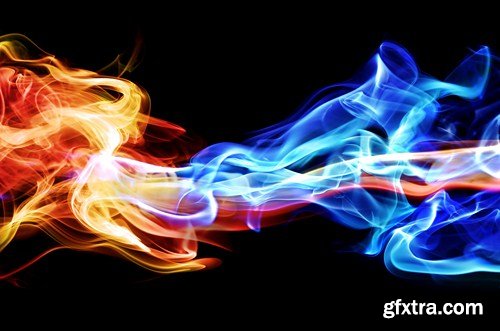 Colorful smoke, 15 x UHQ JPEG