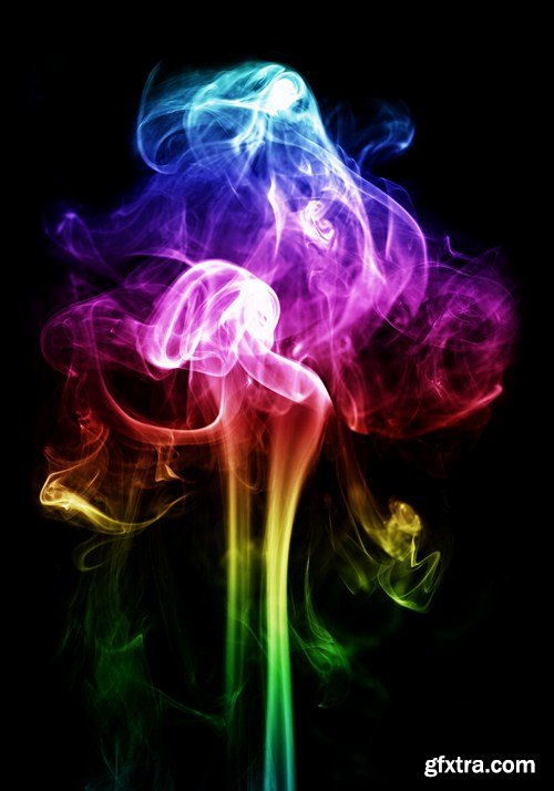 Colorful smoke, 15 x UHQ JPEG