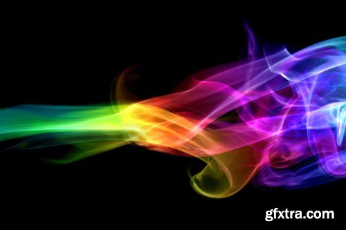 Colorful smoke, 15 x UHQ JPEG