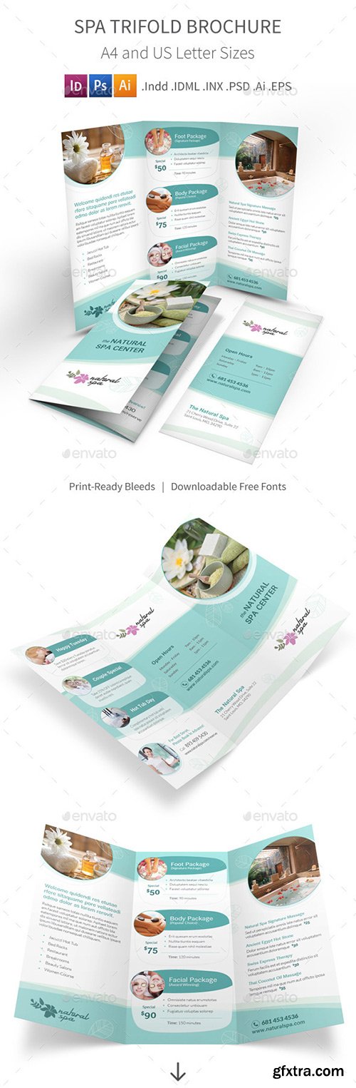 GraphicRiver - Spa Trifold Brochure 11438732