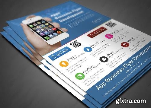 CreativeMarket App Flyers 631292