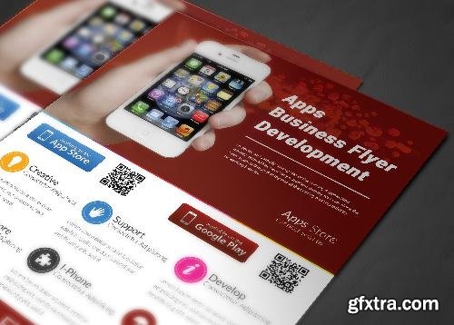 CreativeMarket App Flyers 631292