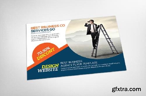 CreativeMarket Corporate Business Postcard Template 632016