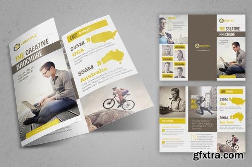 CreativeMarket The Creative Brochure - Trifold 587735