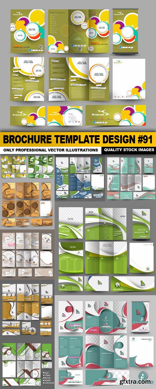 Brochure Template Design #91 - 10 Vector