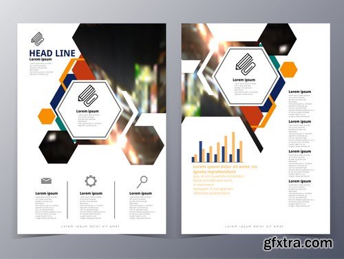 Design Flyer & Corporate Brochures 24 - 25xEPS